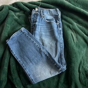 Pacsun girlfriend jeans button down enclosure with 4 buttons no stretch